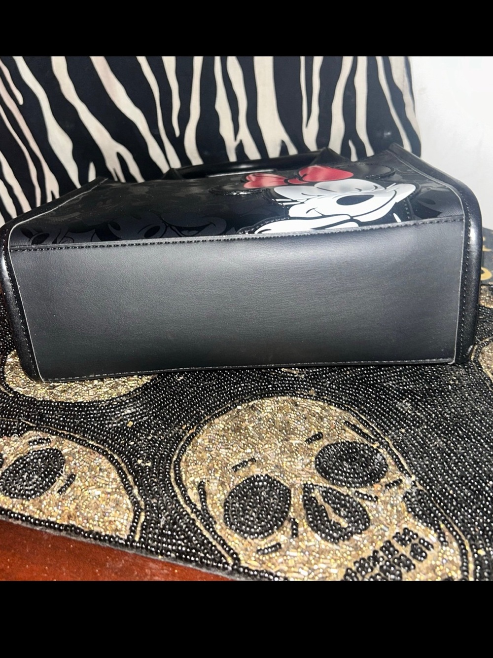 Disney Minnie Mouse Tote bag with crossbody strap - Picture 10 of 11